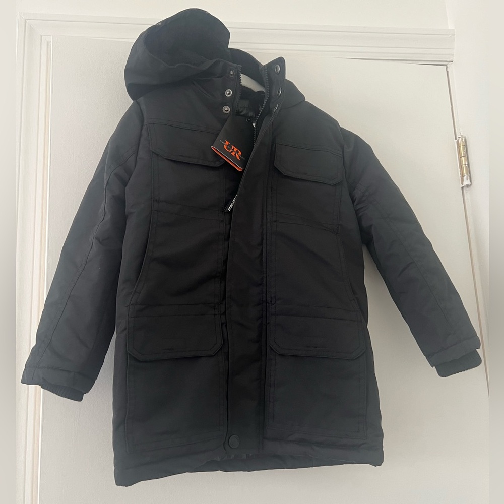 Urban Republic Ballistic Jacket Boys’ size 5/6 Black Coat Kids